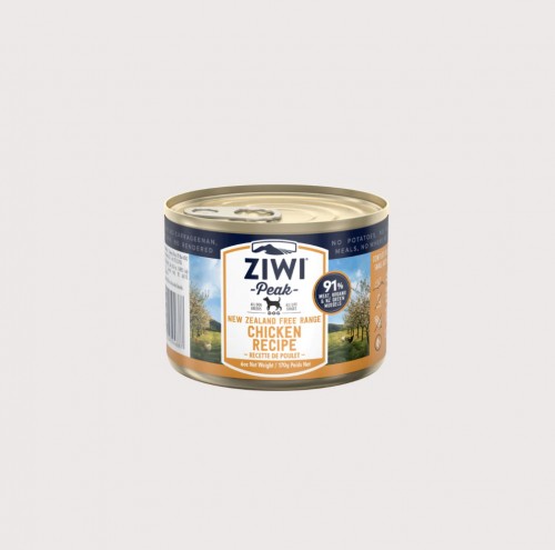 ZiwiPeak 91%鮮肉狗主食罐｜放養雞配方 （170g)