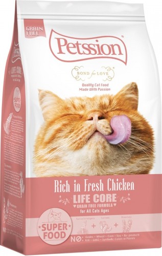 Petssion 比心全貓糧 - 無穀物 - 雞肉配方 12lb
