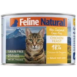 K9 Feline Natural 主食貓罐 - 雞肉盛宴 170g