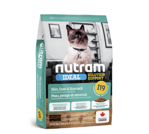 [需預訂]Nutram |敏感腸胃、皮膚 雞肉＋鮭魚 成貓糧 2kg